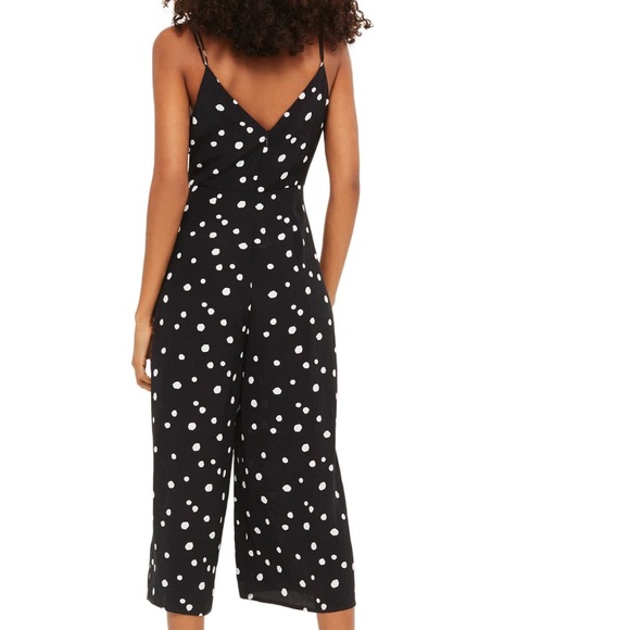 Topshop Spot Strappy Culotte Jumpsuit - Picture 2 of 5